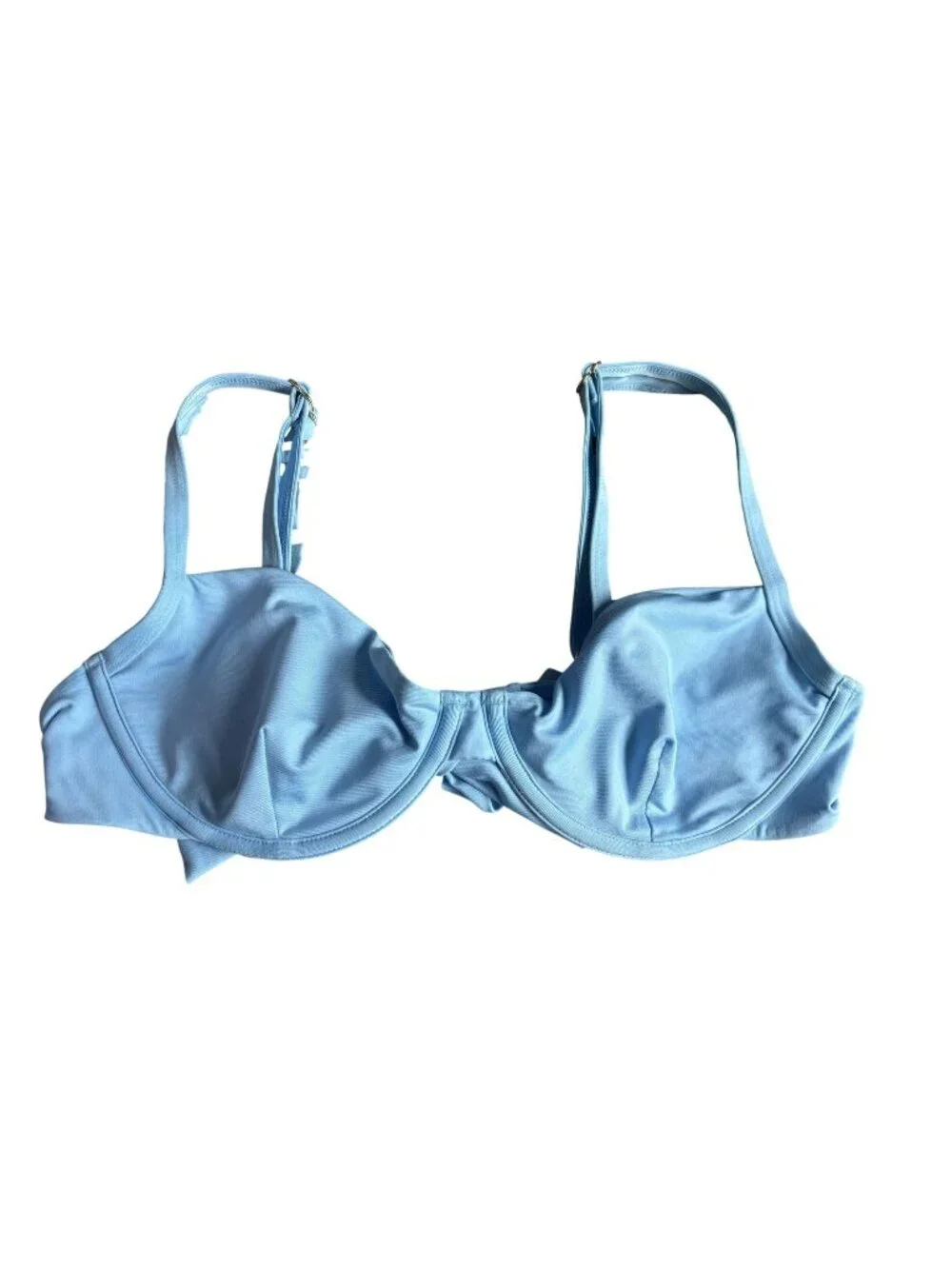 MONDAY Swimwear Capri Bikini Top in Ibiza Blue
